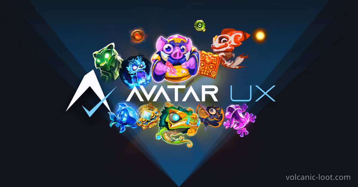Volcanic Loot — AvatarUX: slot gameplay